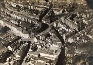Wohnbebauung in Leipzig-Altlindenau : Blickrichtung Nordwesten