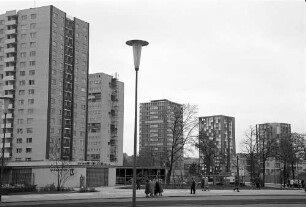 Berlin: Wohnhäuser vom Hansaplatz aus