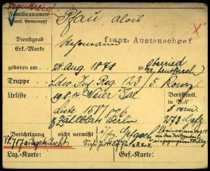 Pfau, Alois - Pfaus, Johannes