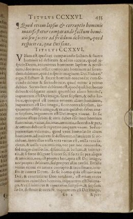 Titulus CCXXVI. - Titulus CCXXXVI.