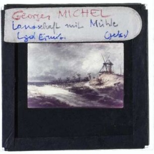 Michel, Landschaft mit Windmühle