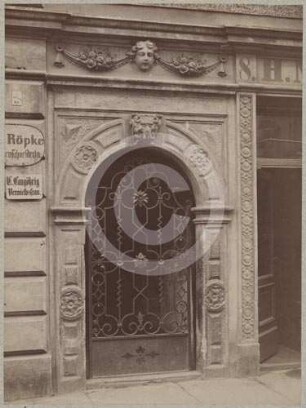 Portal am Bürgerhaus Burgstr. 8 in Liegnitz