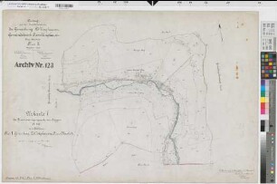 Meschede Land (Meschede), Löllinghausen (Meschede), Zusammenlegung Heggen, Urkarte I Löllinghausen Flur 1