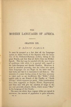 A sketch of the modern languages of Africa, 2