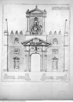 Fassade der Porta Pia in Rom