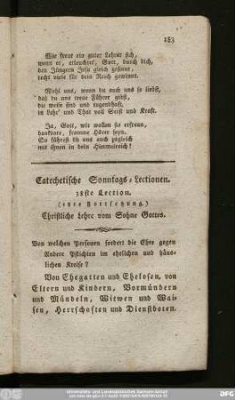 38ste Lection. (18te Fortsetzung.) Christliche Lehre von Sohne Gottes.