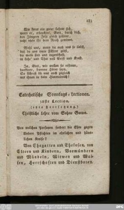 38ste Lection. (18te Fortsetzung.) Christliche Lehre von Sohne Gottes.