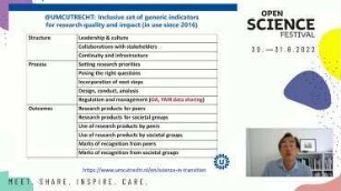 Open Science Festival 2022 - Keynote: Transition to Open Science: Reform of Recognition and Rewards