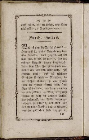 Furcht Gottes