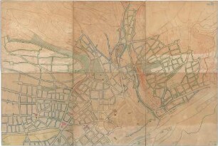 Fischer, Theodor; Schweinfurt (Bayern); Generalbaulinienplan - Lageplan