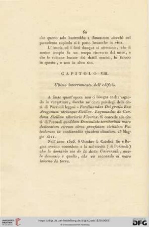 Capitolo VIII