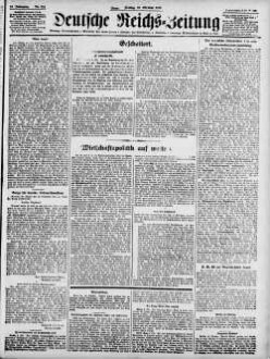 Deutsche Reichs-Zeitung. 1871-1934