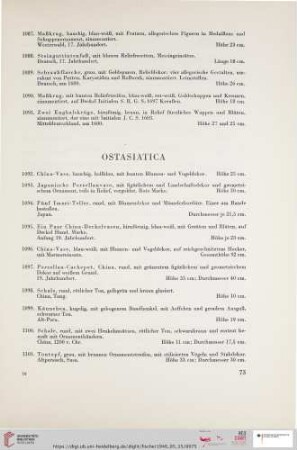 Ostasiatica (Nr. 1092 - 1144)