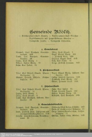 Gemeinde Rödlitz
