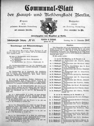 1887,48: No. 48, 27. November 1887