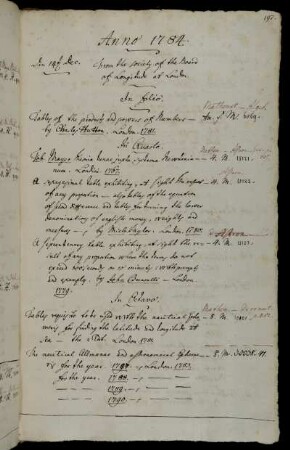 From the society of the Board of Longitude at London.