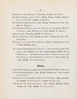 30-36, Medizin