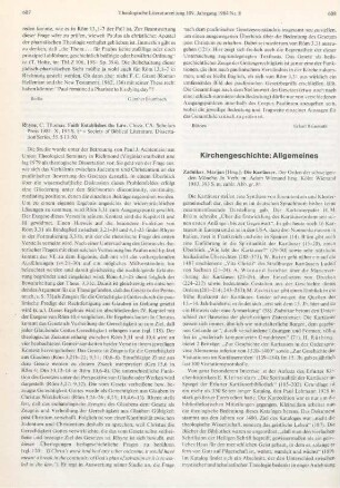 608-609 [Rezension] Die Kartäuser