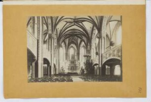 St. Nicolai, Berlin-Spandau: Innenansicht (aus: Skizzen- und Fotoalbum 28)