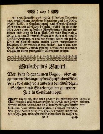 Sechzehendes Capitel.