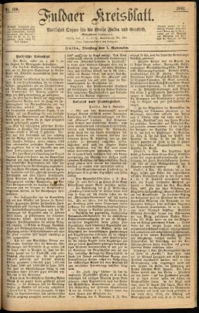Ausgabe vom Dienstag, den 07. November 1882.