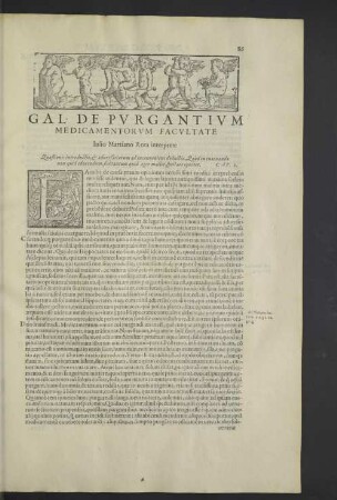 Gal. de purgantium medicamentorum facultate