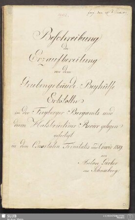 Beschreibung der Erzaufbereitung von dem Grubengebäude-Beyhülfe Erbstolln in der Freyberger Bergamts und deren Halsbrückner Revier gelegen - 18.6649 4.