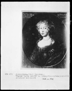 Porträt der Gräfin Sophie Maria zu Solms-Wildenfels (1626-1688)