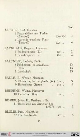 (Nr. 1 - 318)