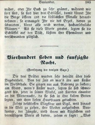 Vierhundert sieben und funfzigste Nacht