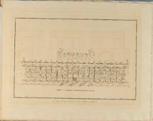 Illustration: Facade Der Hauptfronte Des Neuen Museums.