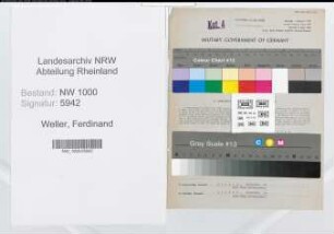 Entnazifizierung Ferdinand Weller, geb. 02.07.1900 (Steuerinspektor)