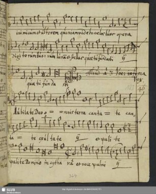 [Gregor Schnitzkius:] Jubilate Deo omnis terra cantate