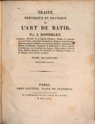 Traité Théorique Et Pratique De L'Art De Bâtir, 4,3