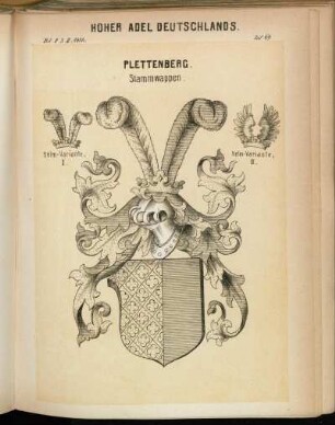 Taf. 69. Plettenberg. Stammwappen.