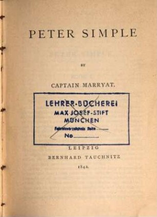 Peter Simple