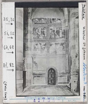 Müstair, St. Johann: Inneres, Nordwand