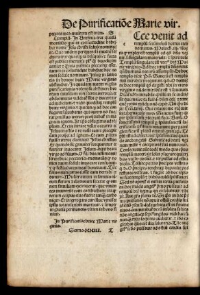 In Purificatione beate Marie virginis. Sermo. XXIII.