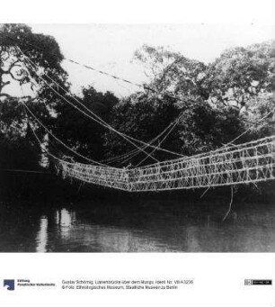 Lianenbrücke über dem Mungo