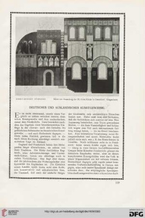 Deutsches und ausländisches Kunstgewerbe