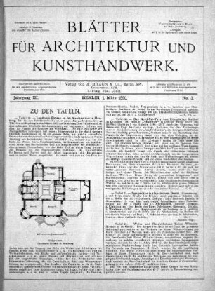 No. 3, 1. März 1890