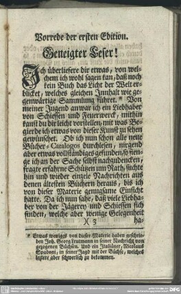 Vorrede der ersten Edition