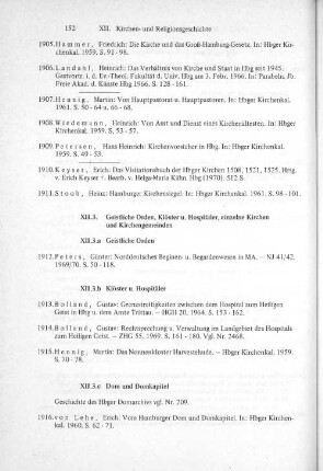 XII.3. Geistliche Orden, Klöster u. Hospitäler, einzelne Kirchen und Kirchengemeinden