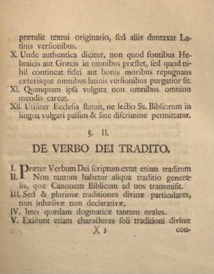 De verbo dei tradito.