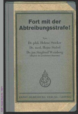 Fort mit der Abtreibungsstrafe!