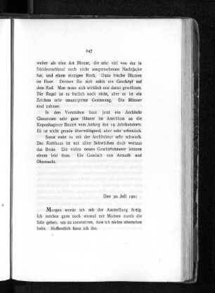 Den 30. Juli 1901