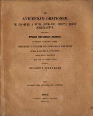 Specimen libri sententiarum Cliviensis : (Habilitationsschrift.)