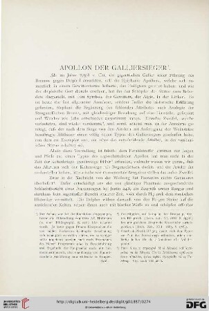 2: Apollon der Galliersieger