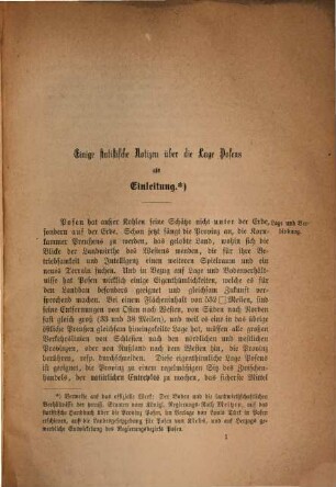 Das Verhältnis der Provinz Posen zum preußischen Staatsgebiete