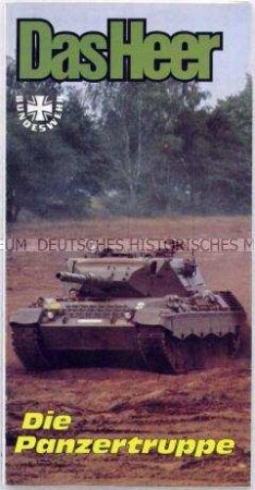 Prospekt des Verteidigungsministeriums der BRD zur Panzertruppe der Bundeswehr